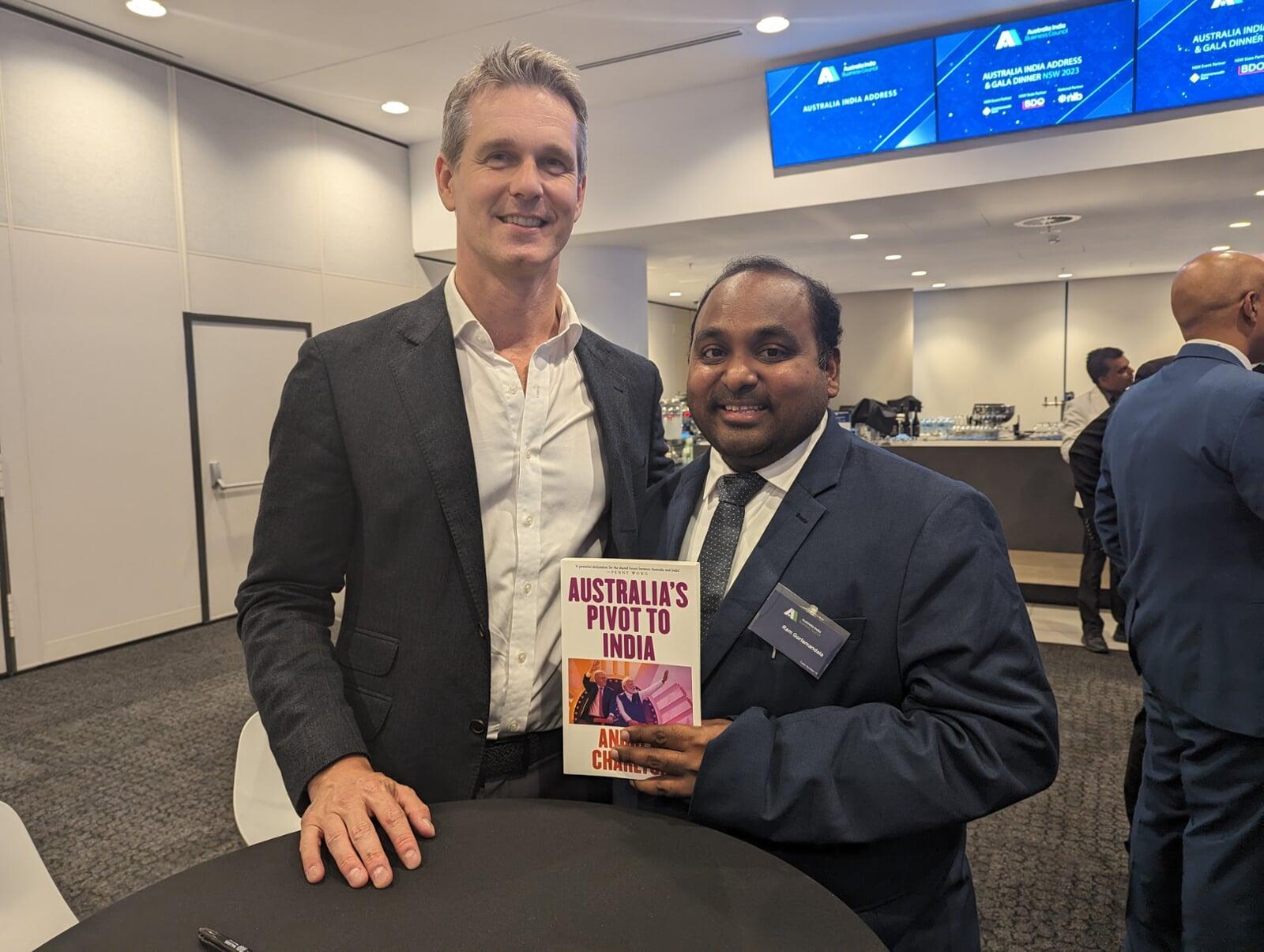 With Andrew Charlton MP of Parramatta